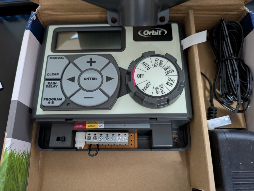 Orbit 28964 4 Station 2 Program Indoor Easy Dial Sprinkler Timer