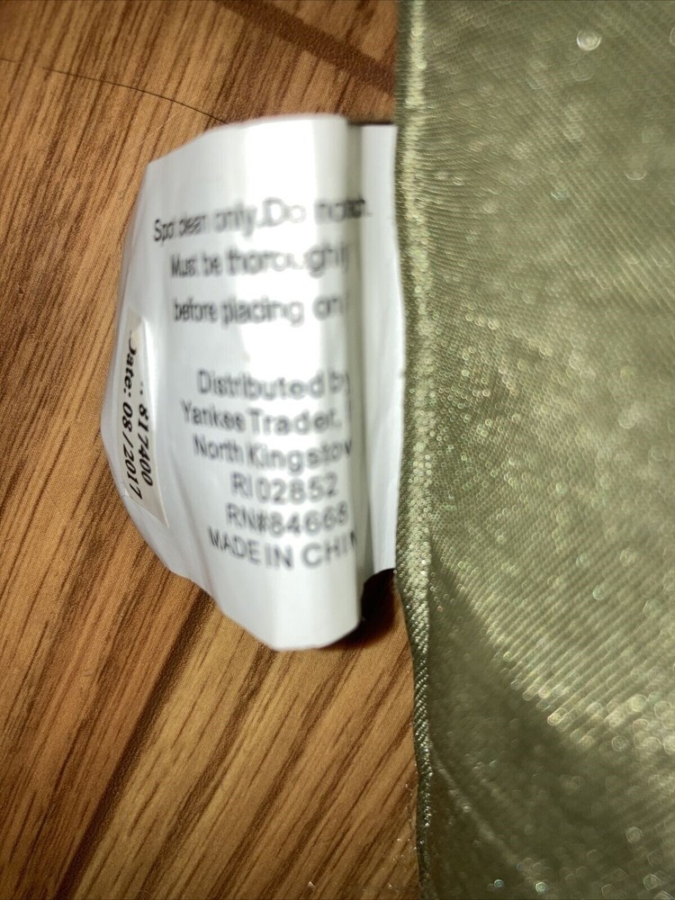 Draft Blocker Solid Green Jacquard 3.5 X 36”