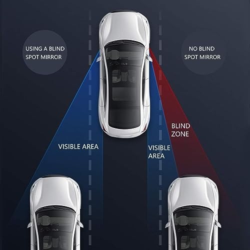 Blind Spot Mirror Adjustable Car Auxiliary Universal Wide Angle Rectangle