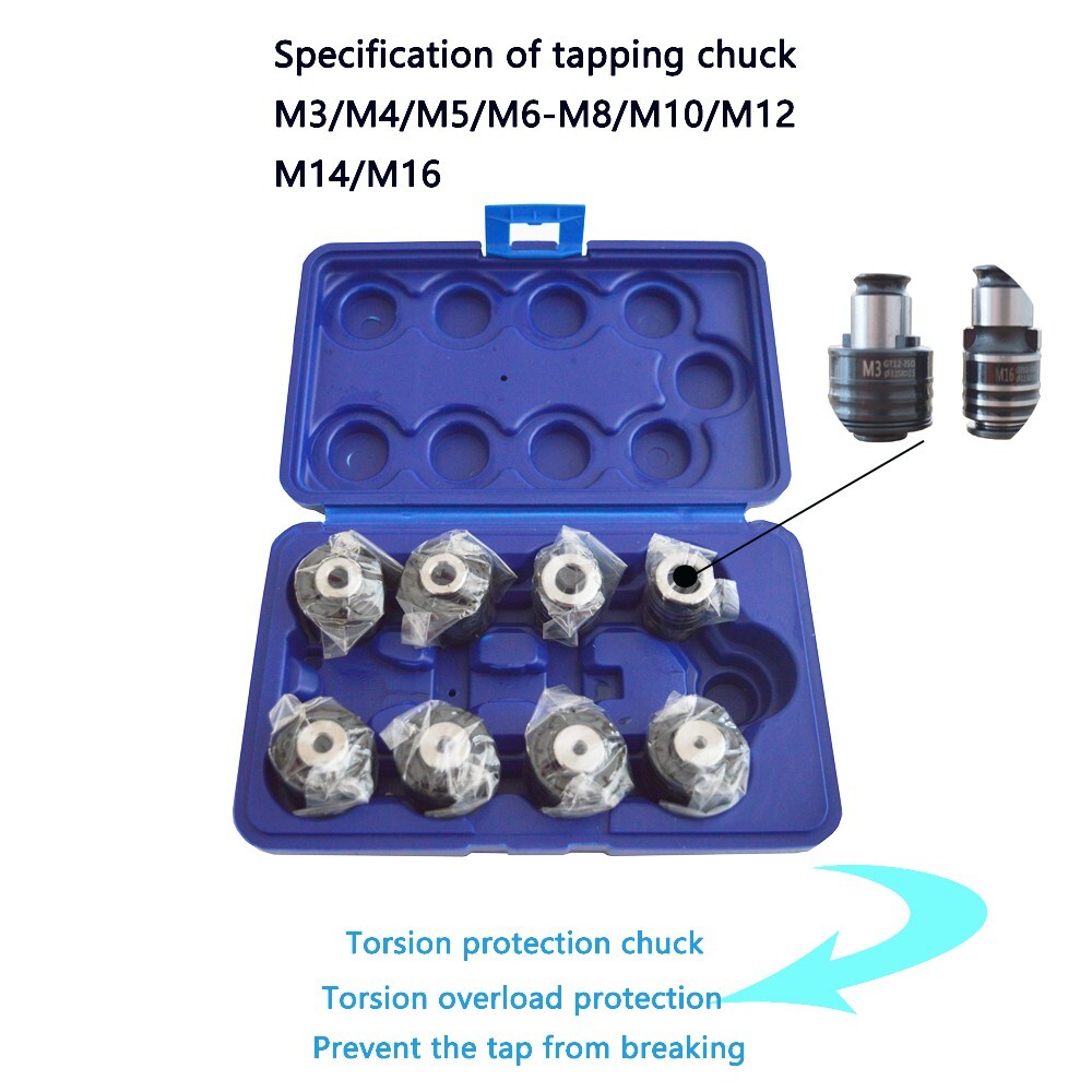 M3-M16 Vertical Pneumatic Tapping Machine Precision Tapper Arm Metal Drill Tap