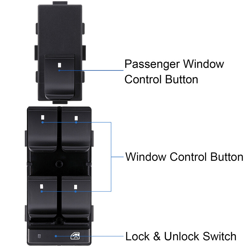 Window Control Switch for 2007-2013 Chevy Silverado GMC Sierra 20945129 22895545