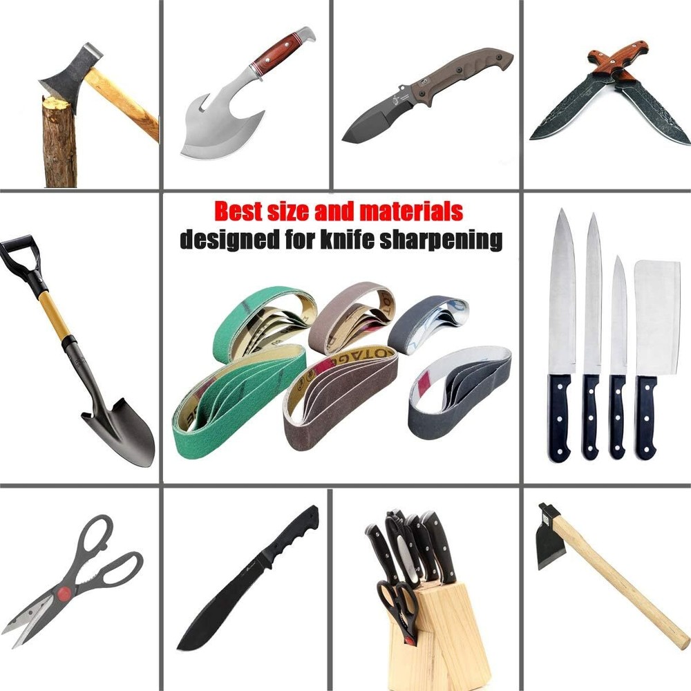 Replacement Sanding Belt Kit for Work Sharp Knife Sharpener - 24 Pcs