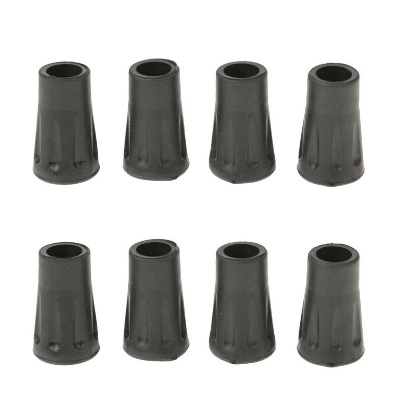 10PCS Trekking Pole Replacement Tips Outdoor Mountaineer  Rod Cap Protector FS