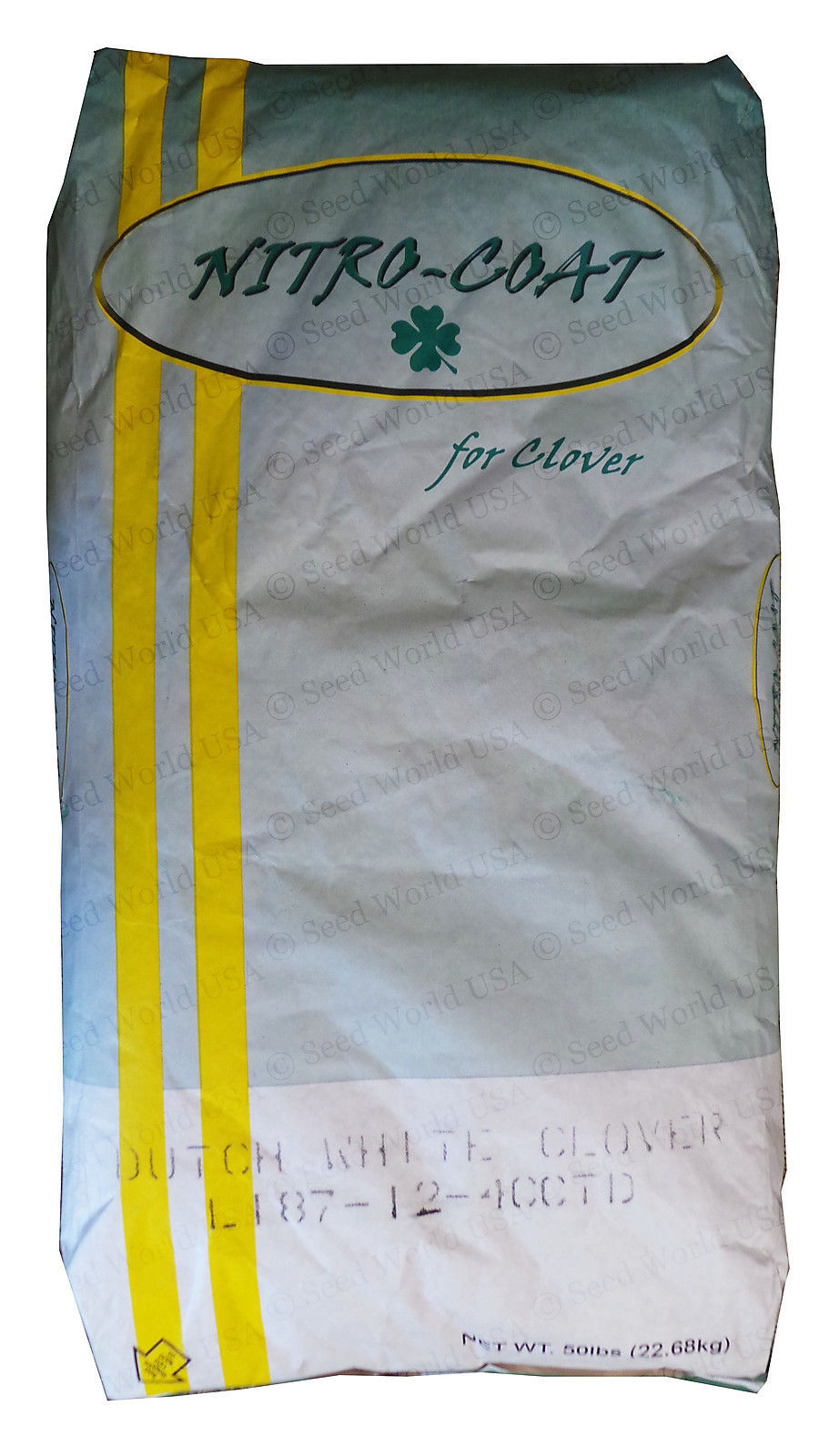 SeedRanch White Dutch Clover Seed (Non-GMO) Coated and Inoculated