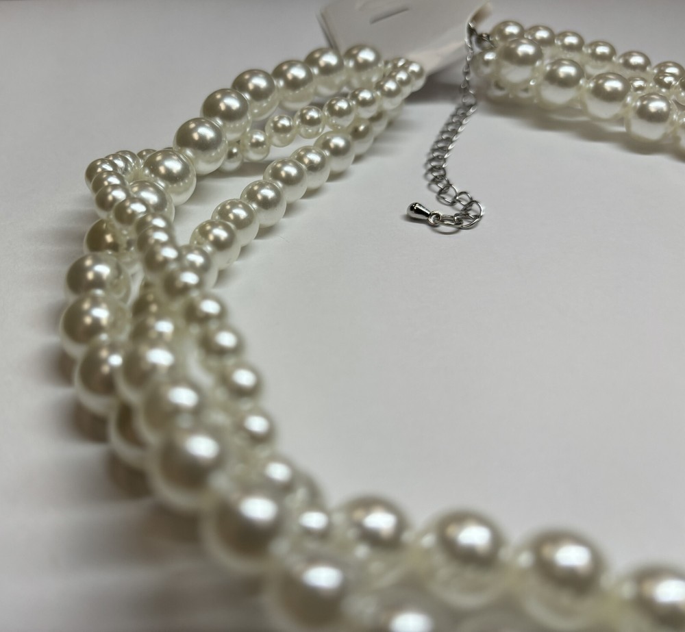 Pearl Link Choker Necklace