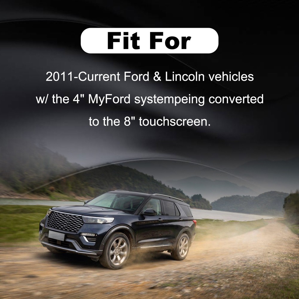 Rear View 4" To 8" PNP Backup Camera Harness Adaptor for Ford Sync2 Sync3