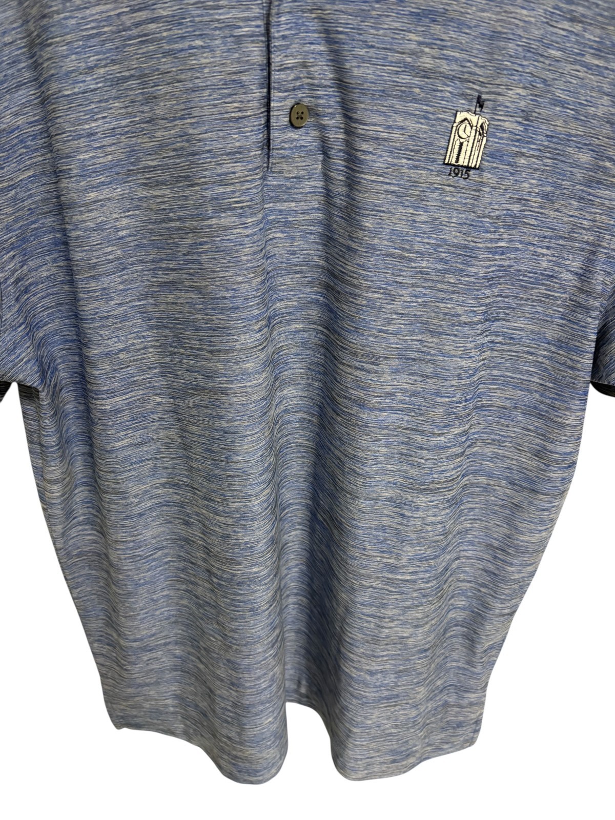 FootJoy Polo Golf Shirt Solid Print Performance Stretch Size Large Logo