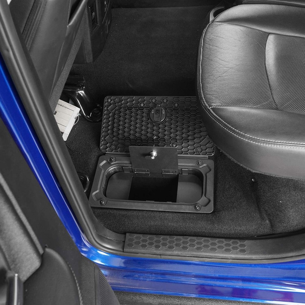 RAM Rear Seat Floor Locking Storage Box Compatible with Dodge RAM