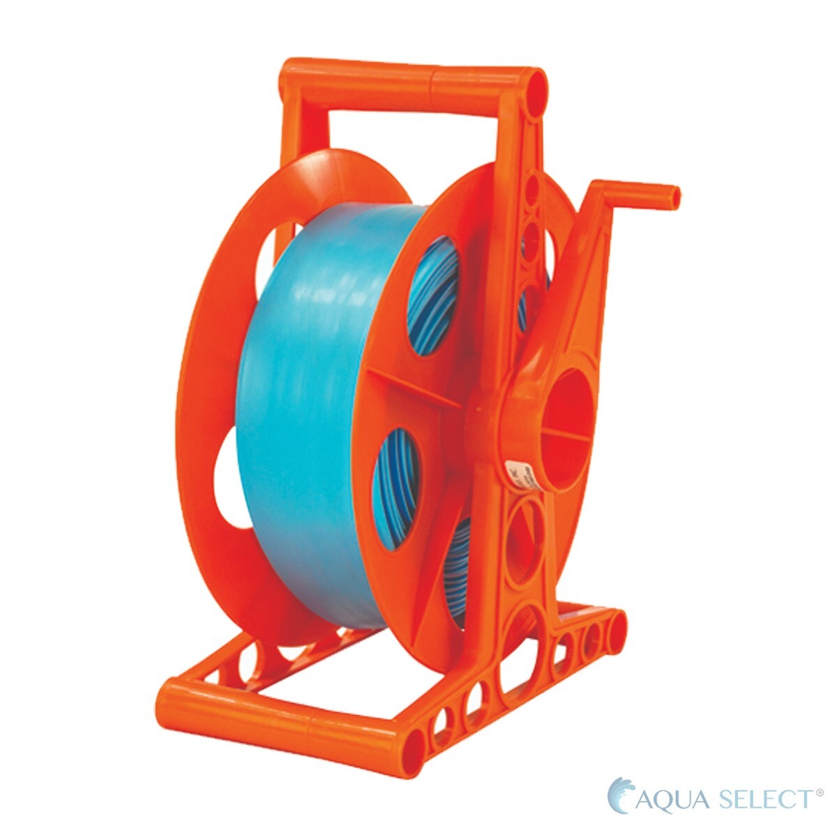 Aqua Select Swimming Pool Backwash Hose Reel & Includes 100' Hose