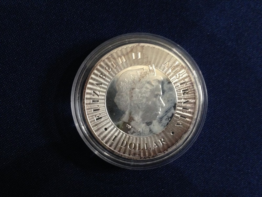 2016 Australia $1 Silver Kangaroo Gem BU One Ounce E6075