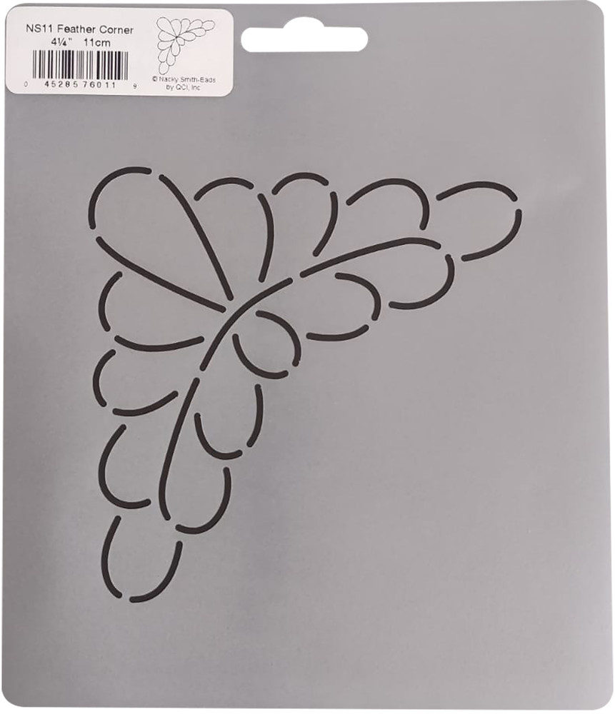 Quilting Stencils Feathered Leaf Quilt Pattern Corner Stencil Quilters Template