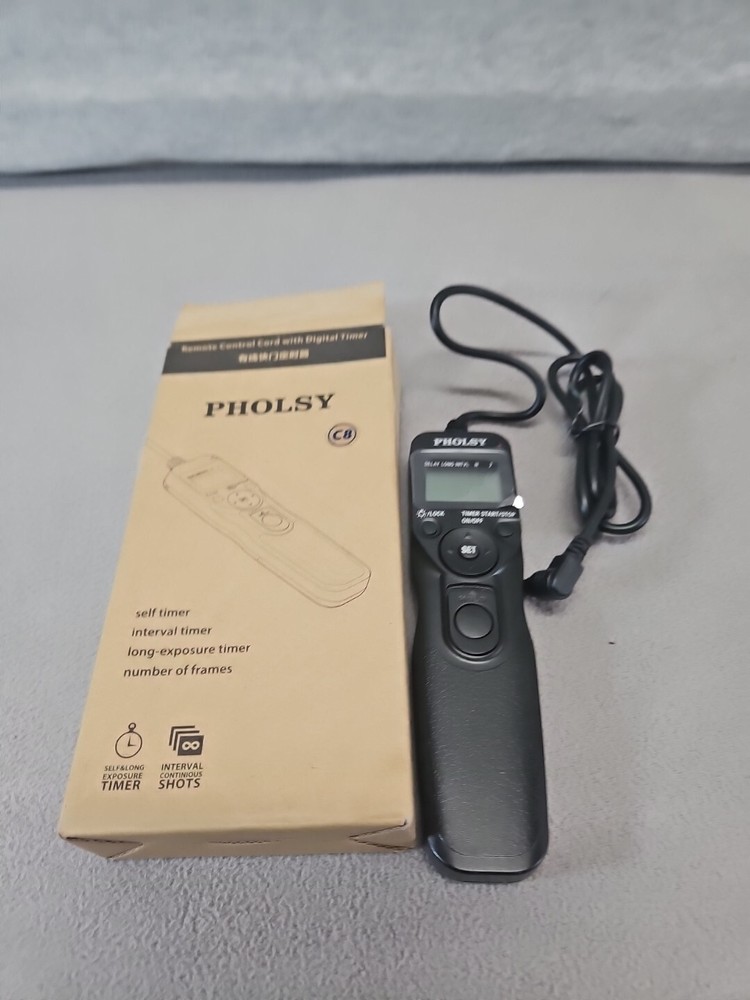 Pholsy Remote Control With Digital Timer (T2)