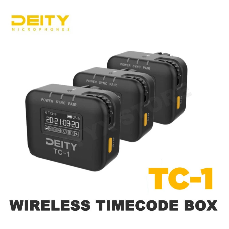 DEITY TC-1 Kit Wireless Timecode Box Generator Microphone Time Coder Recording