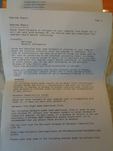 Microsoft Windows XP Home Edition Upgrade Software Version 2002 - Extra's