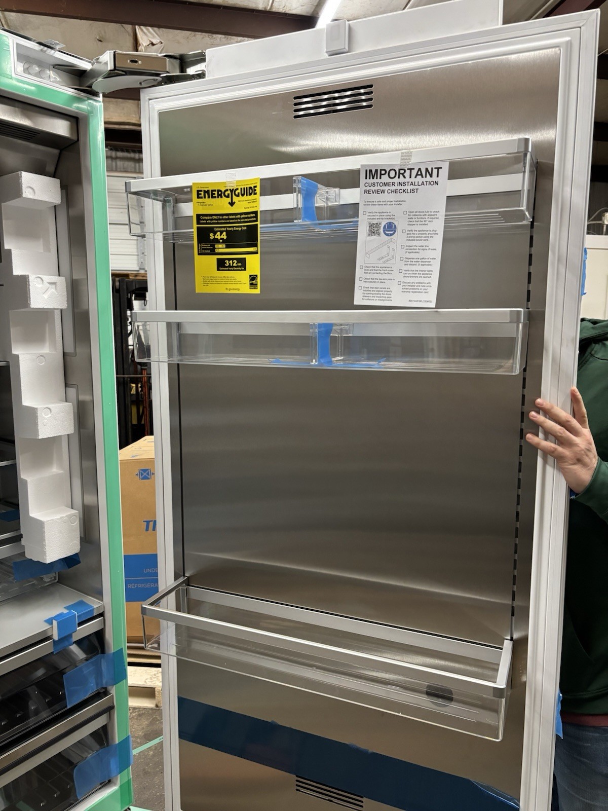 Thermador Freedom® Collection T36IR905SP 36" Panel Ready Built-In Smart Full Ref