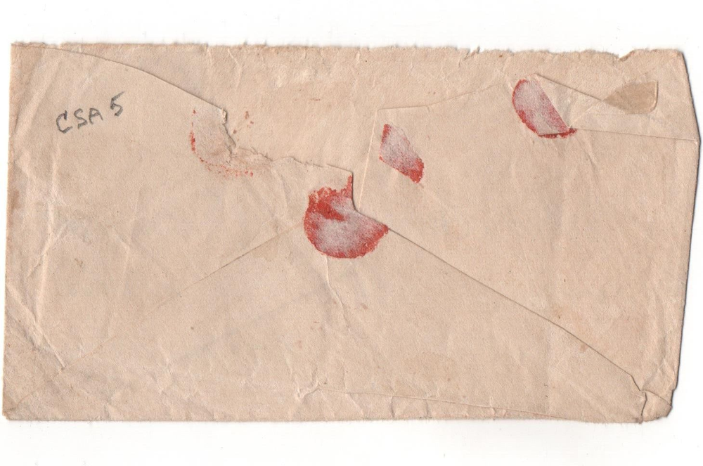 Confederate Cover with scarce CSA #5 stamp