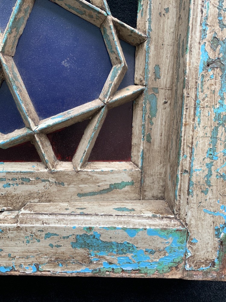 Window Architectural Salvage - Star Pattern - Mortise & Tenon Construction