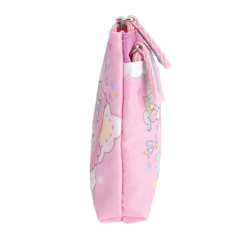 Disney Princess Coin Purse 2-Zipper Pouch Card Wallet Small Makeup Bag Case