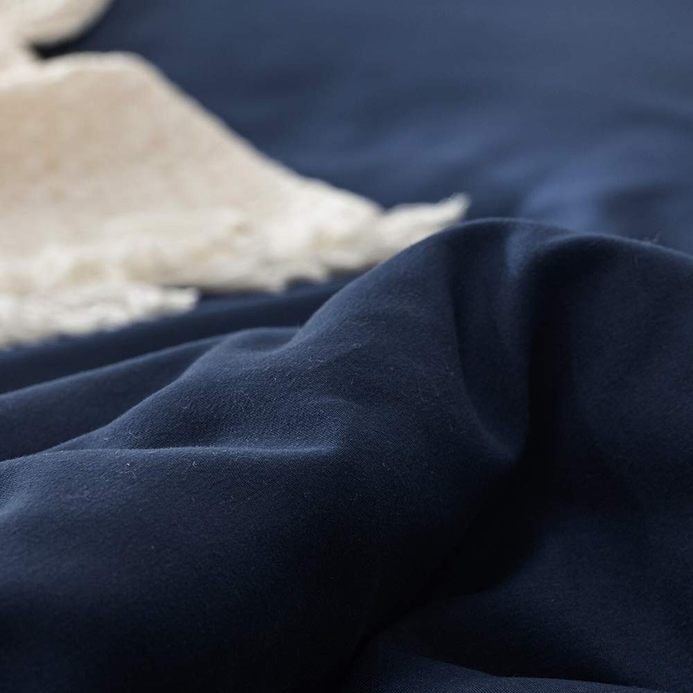 Luxlovery Navy Blue Comforter Set King Size Navy Bedding Comforter Sets Comfy...