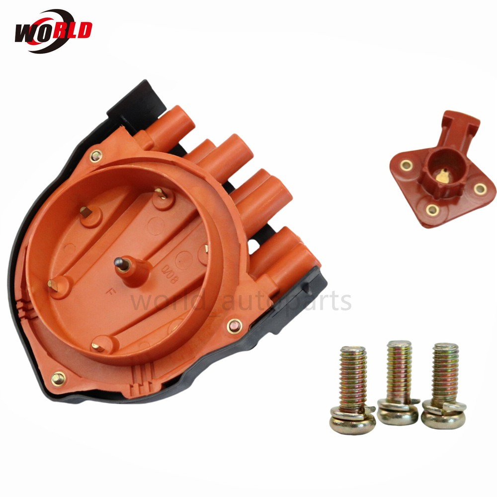 Fits BMW E23 E24 E28 E30 E31 E32 New Distributor Cap & Rotor 12111725070 US