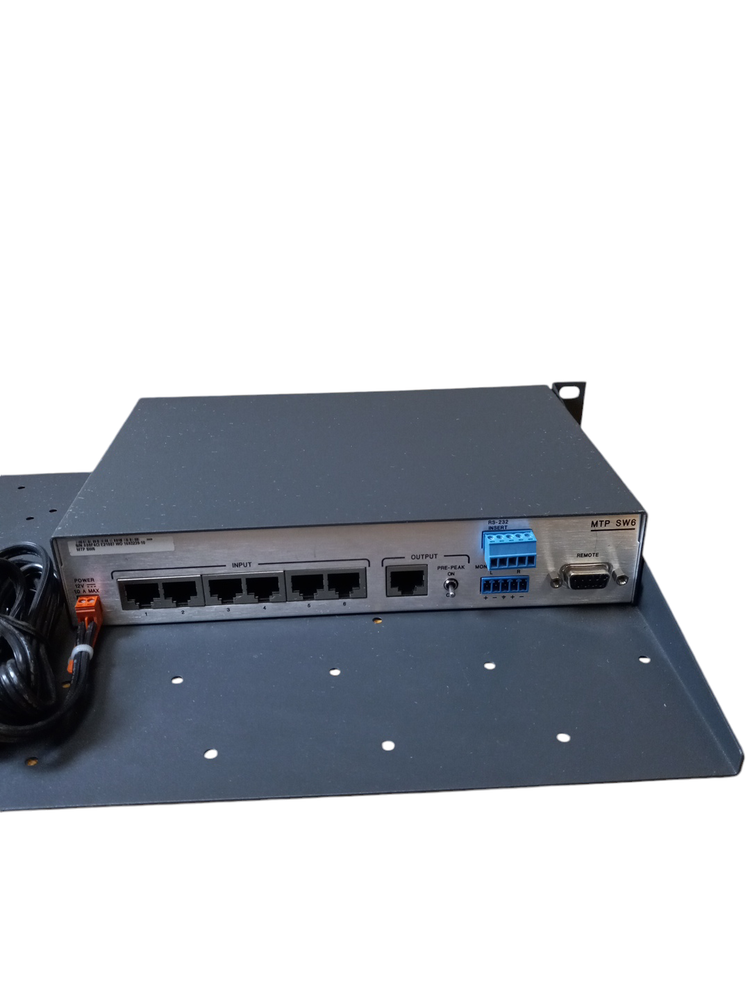 Extron MTP SW6 MTP Switcher with Rackmount tested good