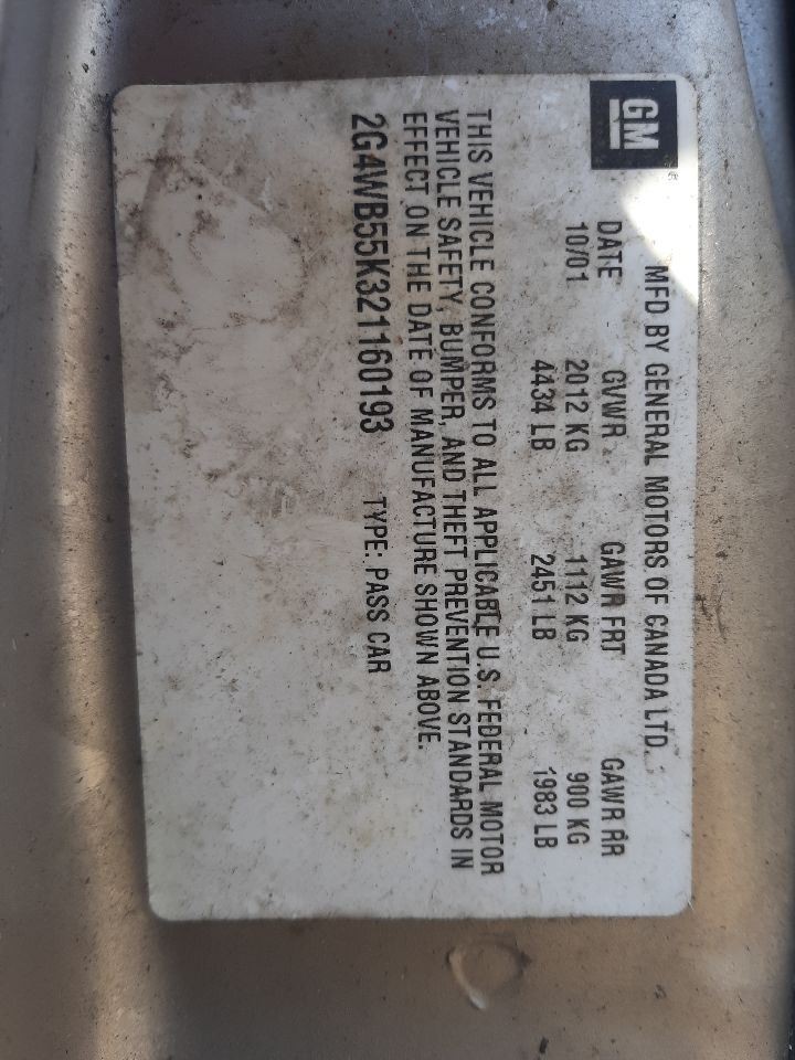 REGAL 2002 High Mounted Stop Light 935836