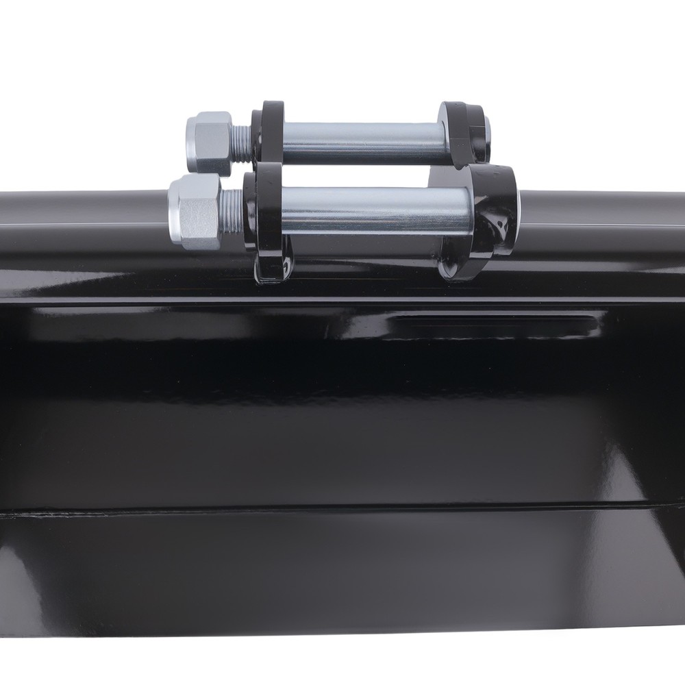 Plain Bucket 600mm Excavator Attachment with Double Hinge Pins Construction