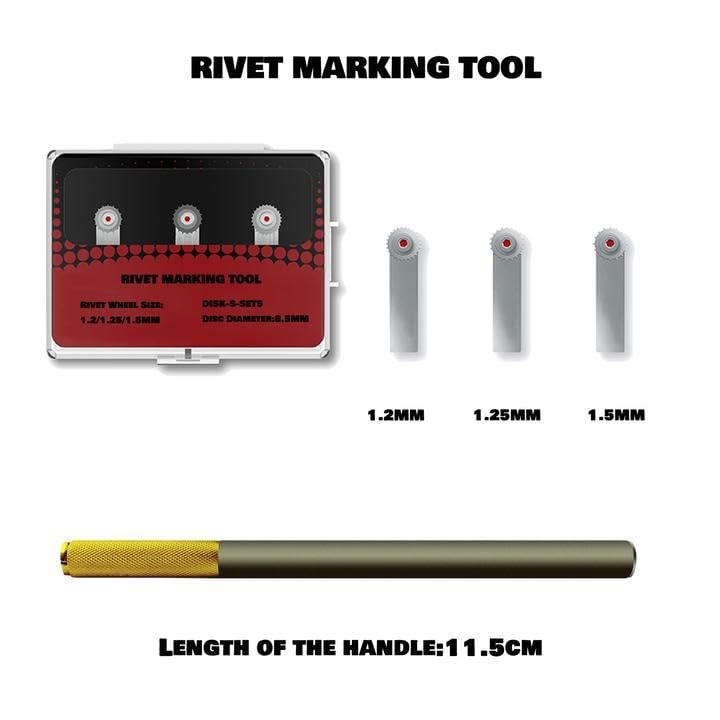 HUBEST Model Rivet Maker Tool with Handle for Hobby Craft RM-S3