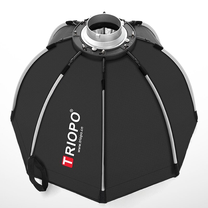 Triopo Softbox K2-65cm Bowens Mount Speedlite Portable Octagon Softbox + Grid