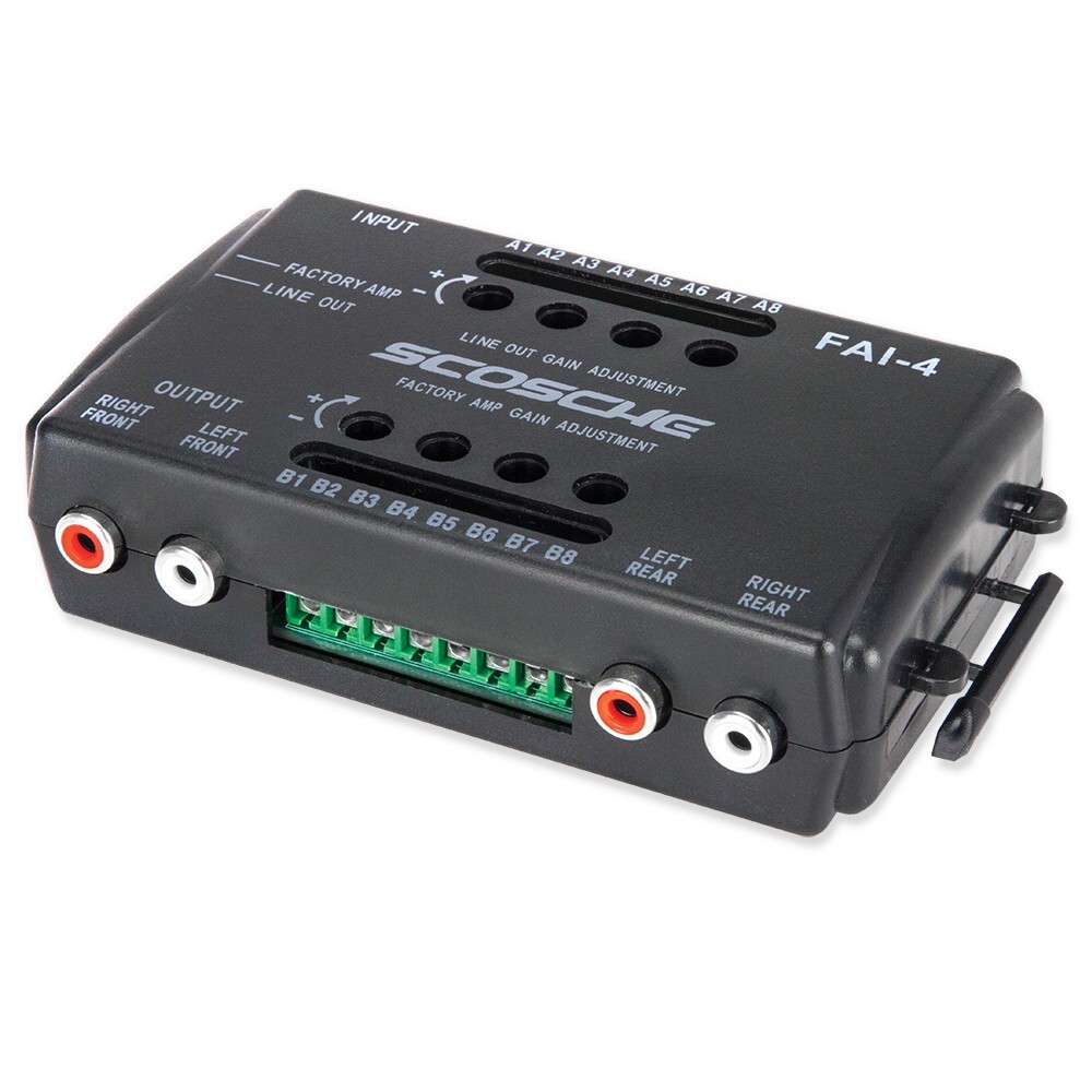 Scosche Fai4 Speaker Level Converter Amplifier Interface