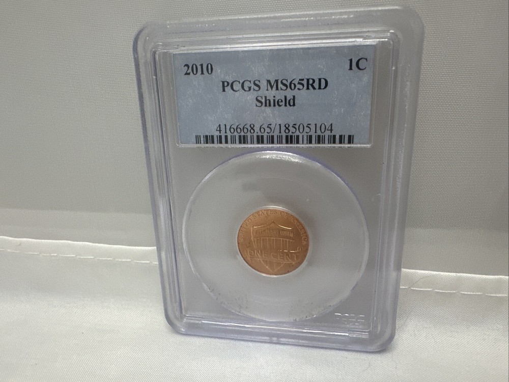 2010 1c Lincoln Shield Cent PCGS MS65RD See