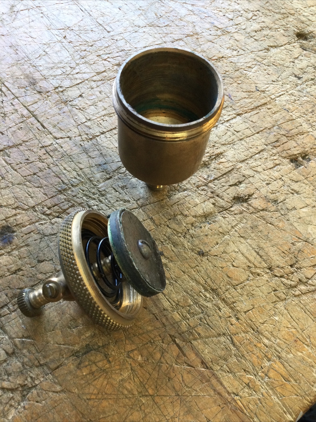 1 Vintage LUNKENHEIMER MfG.CIN OH IDEAL No 1 BRASS GREASE CUP HIT & MISS