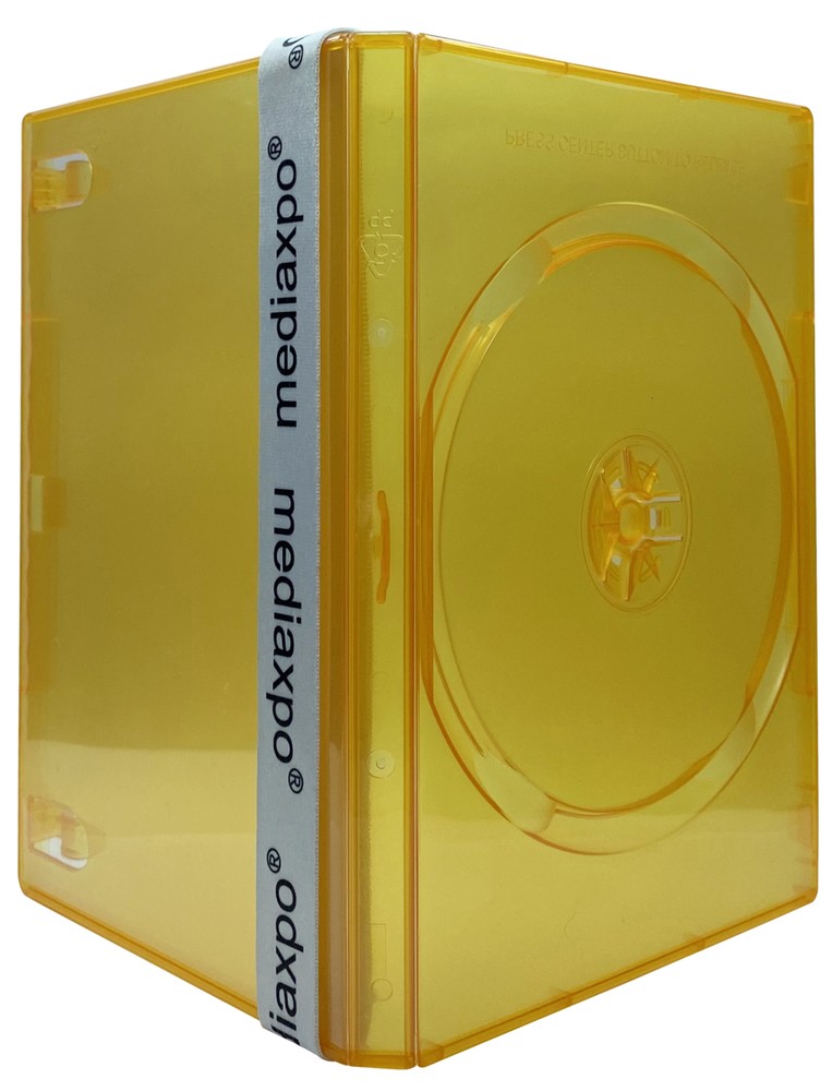 STANDARD Clear Orange Color Single DVD Cases Lot