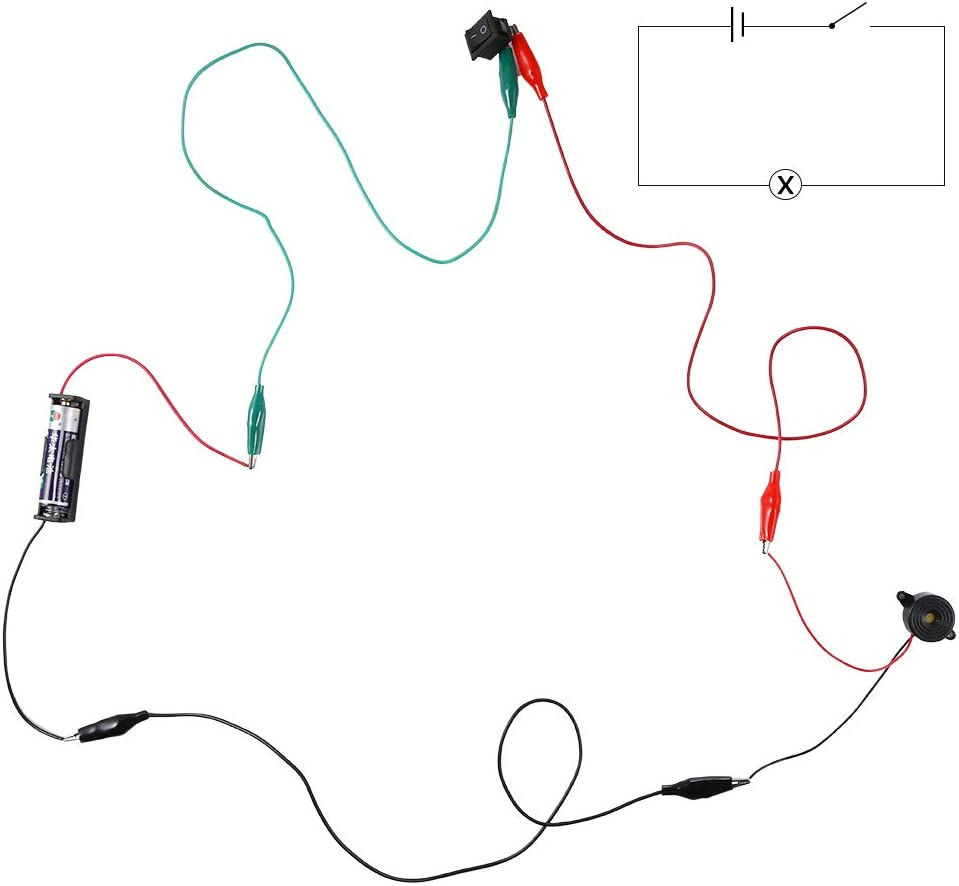 Electric Circuit Motor Kit, Science Experiment Educational Montessori Learning K