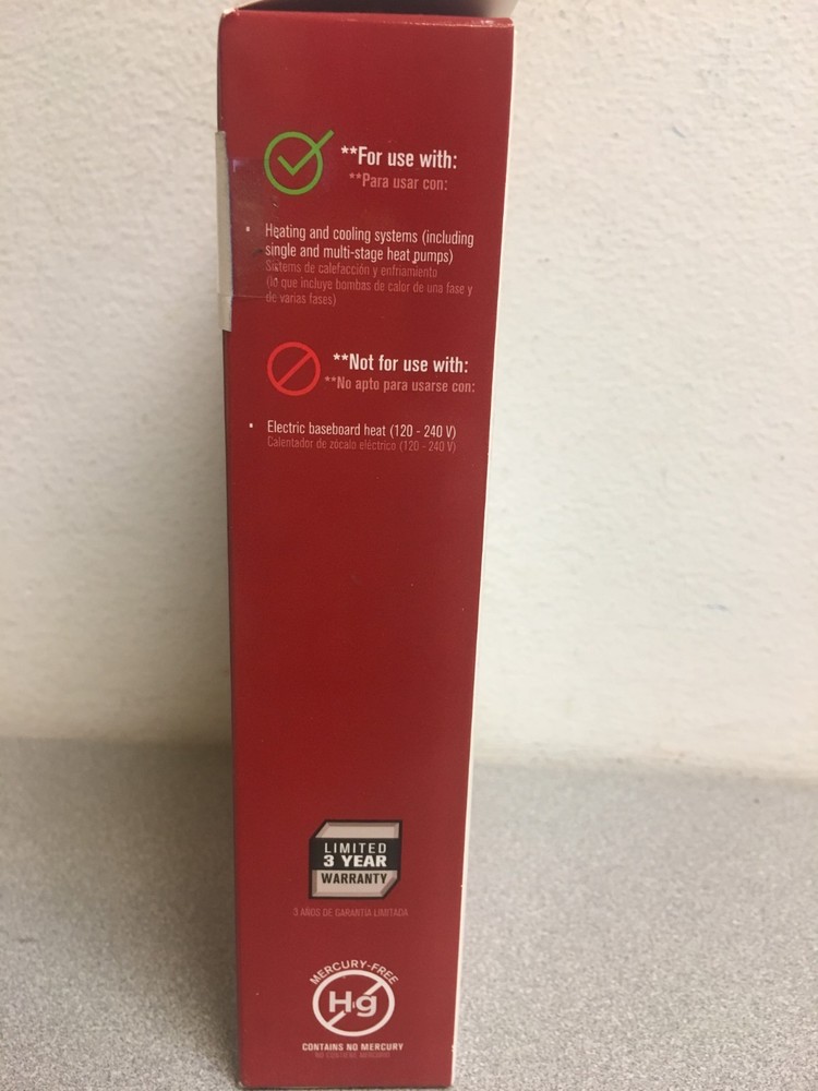 Heating and Cooling Touch Screen Programmable Thermostat 4235370