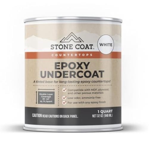 Stone Coat Countertops Epoxy Undercoat 1 Quart (32 Fl Oz  Assorted Colors