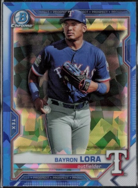 BAYRON LORA-Texas Rangers (Outfielder) Signed OML Baseball (JSA Basic COA)