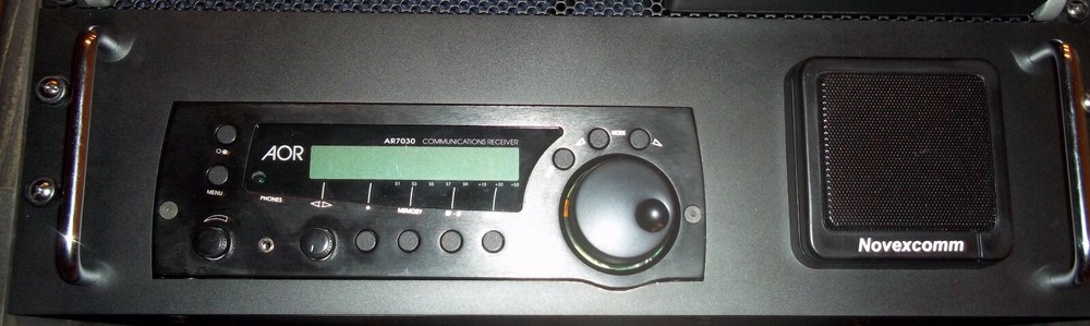 3U RACK MOUNT for AOR Model 7030 Receiver With Speaker
