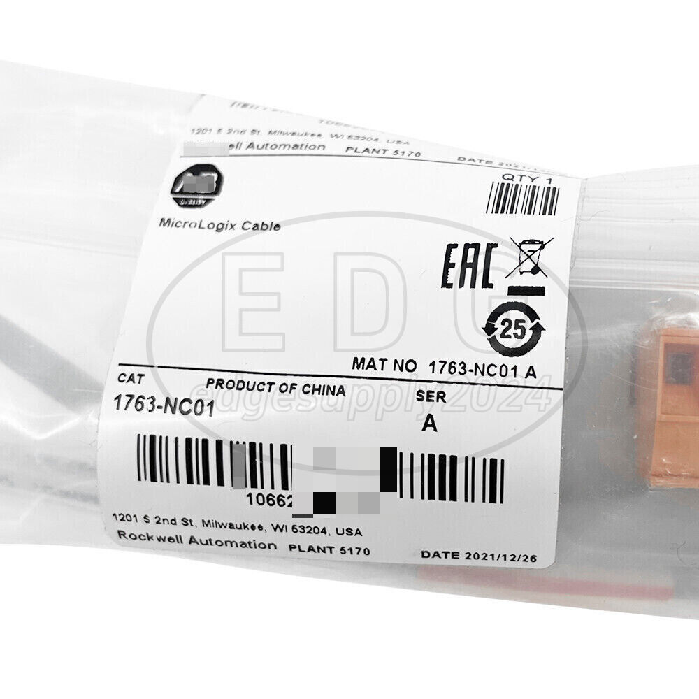 NEW Allen Bradley 1763-NC01 MicroLogix Cable