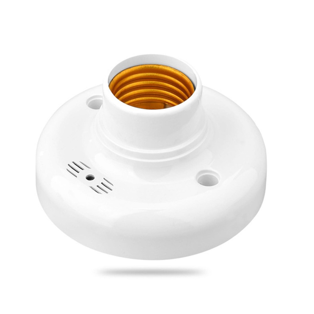 E27 Sensor Base Lamp Holder Light Bulb Switch Adapter Night Thread Voice Control