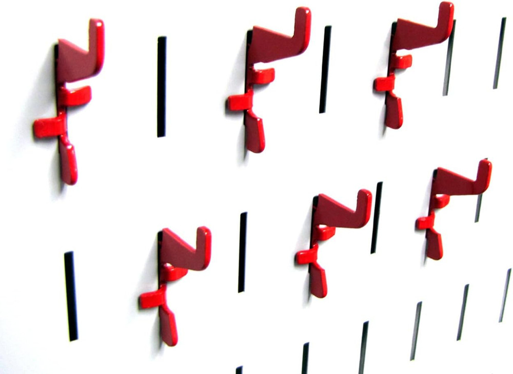 Wall Control Standard Slotted Hook Pack - Slotted Metal Pegboard Hooks Pegboard