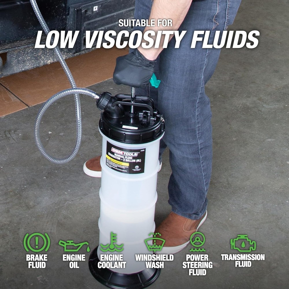 Oil, Coolant, Transmission Fluid Extractor Pump