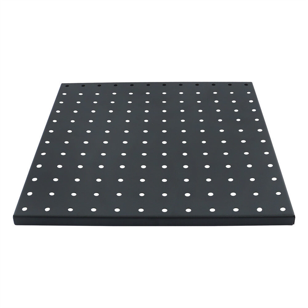 4 Pack Metal Pegboards Black Peg Boards Wall Organizer Panel Storage Hanger Tool