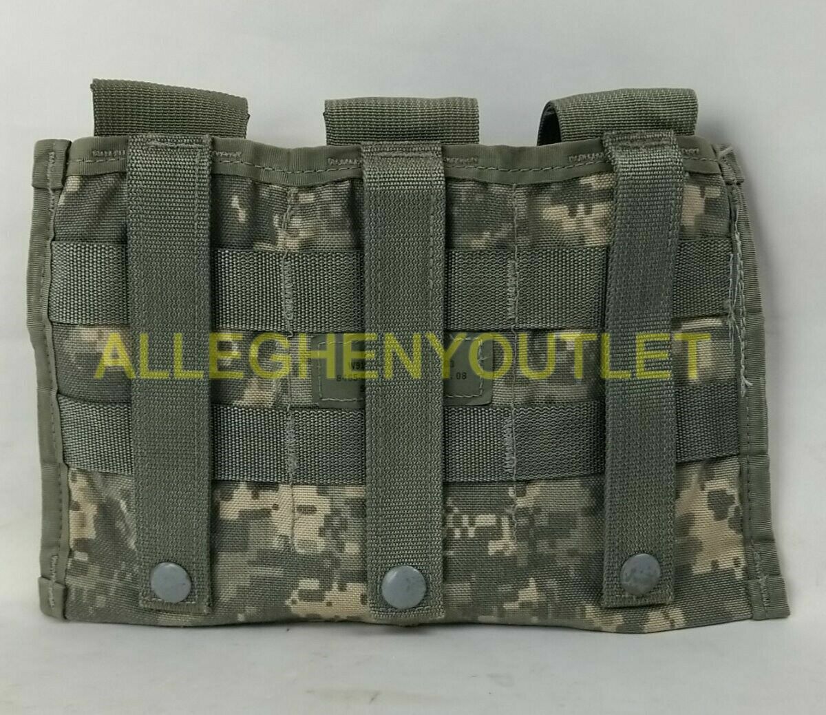 US Army MOLLE II ACU Fighting Load Carrier Vest w/ 2 Triple Mag Pouches EXC