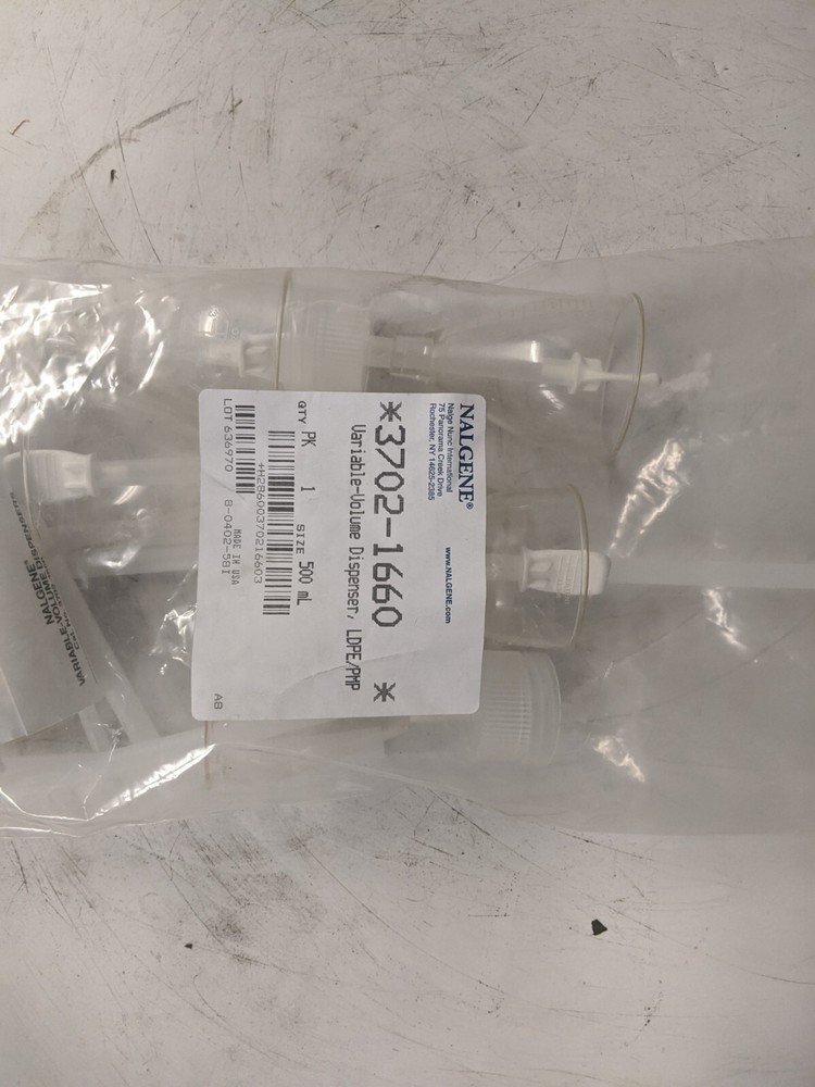 Nalgene 3702-1660 500ml Variable Volume Dispenser