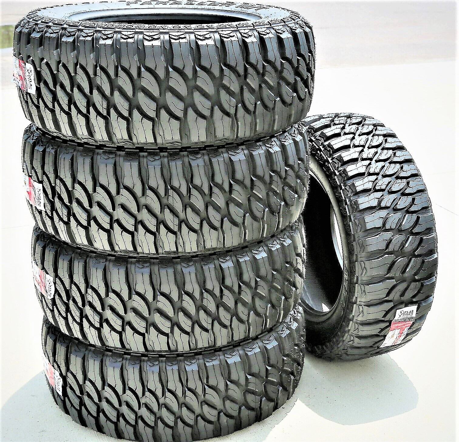 4 Tires Atlas Paraller M/T LT 30X9.50R15 Load C 6 Ply MT Mud