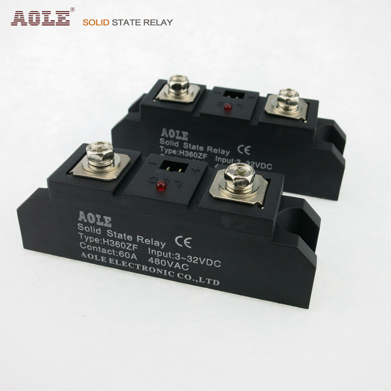DC-AC Industrial Grade Module 60A AC Single Phase Solid State Relay H360ZF