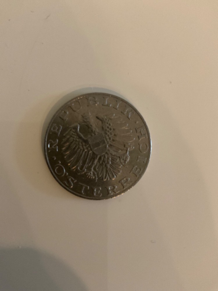 Austria 10 schilling circulated