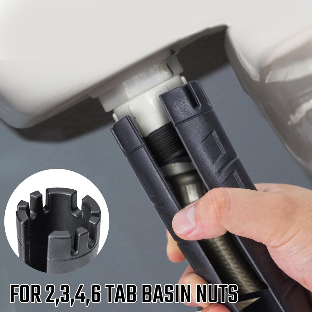 Professional 8-in-1 Plumbing Tool - Screwdriver Functionality for Versatility