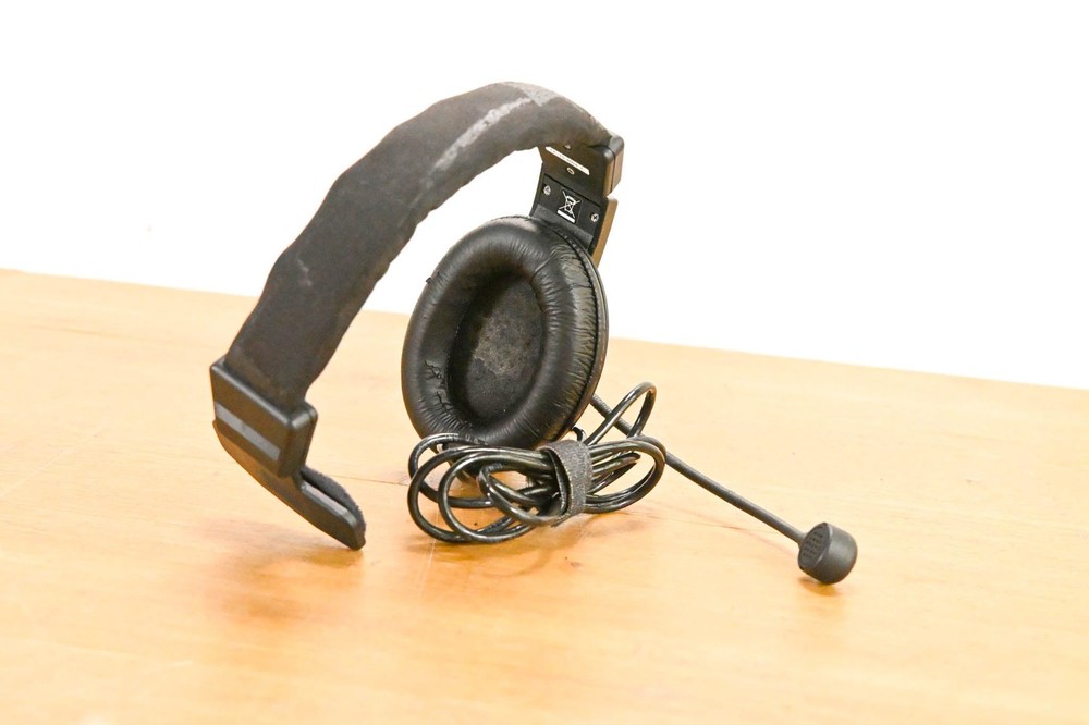 Clear-Com CC-15-MD4 Single-Ear Intercom Headset with Mini DIN Connector CG01YMD
